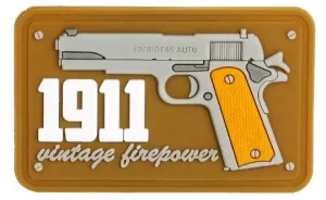 1911 Vintage Firepower - Brown - PVC Patch