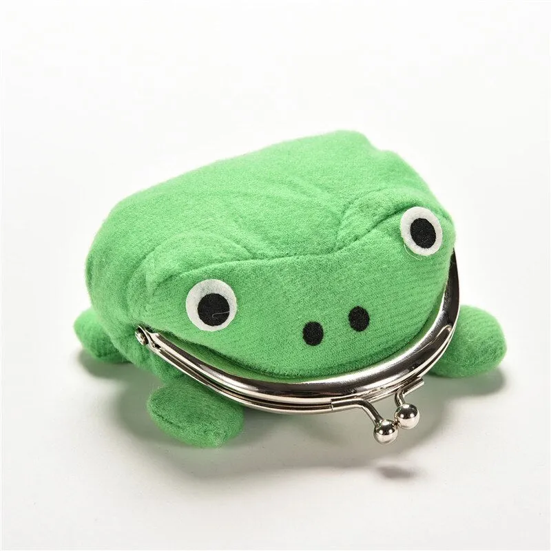 1PCS Hot Selling Frog Wallet Anime Cartoon Wallet Coin Purse Manga Flannel Wallet Cute Purse Coin Holder
