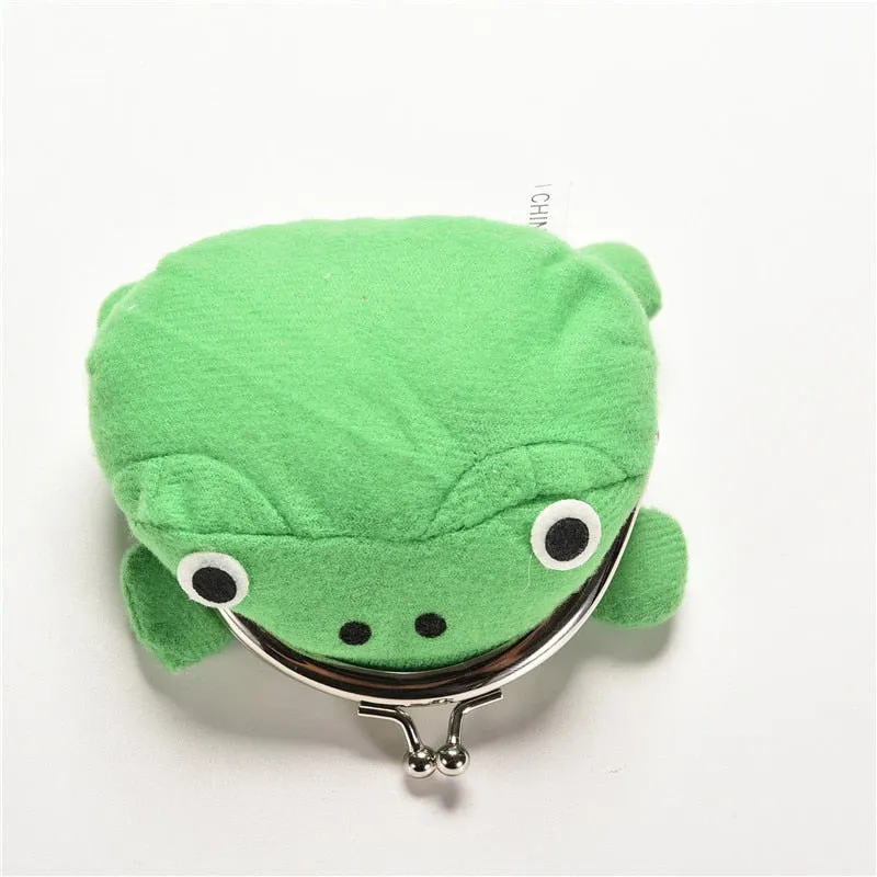 1PCS Hot Selling Frog Wallet Anime Cartoon Wallet Coin Purse Manga Flannel Wallet Cute Purse Coin Holder