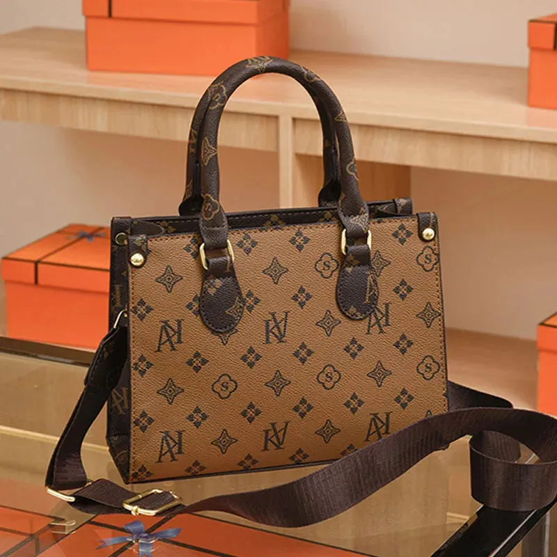 2024 Luxury Women's Handbag: Large Capacity Fashionable Designer Shoulder and Crossbody Bag