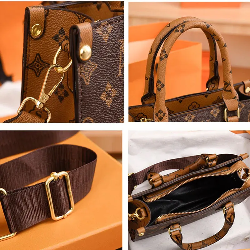 2024 Luxury Women's Handbag: Large Capacity Fashionable Designer Shoulder and Crossbody Bag