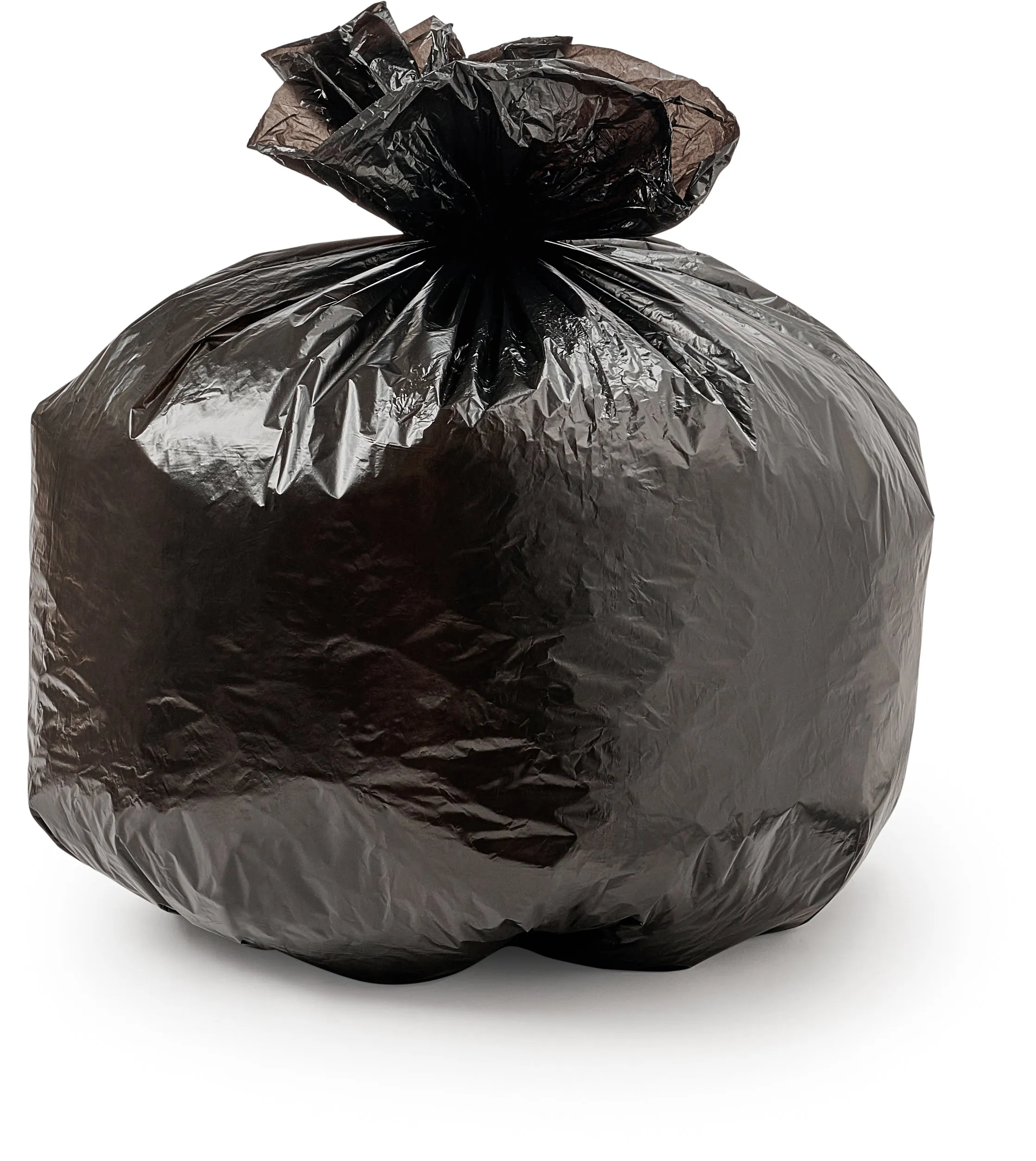 7-10 Gallon 6 Mic Black Trash Bag