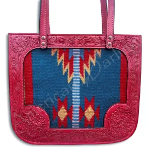 ADBGH114 American Darling Hand Tooled Saddle Blanket Genuine Leather Women Bag Western Handbag Purse