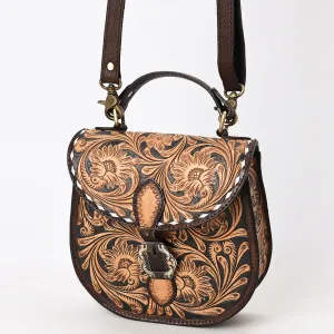 American Darling Adbga529 Small Crossbody Hand Tooled Genuine Leather Women Bag Western Handbag Purse