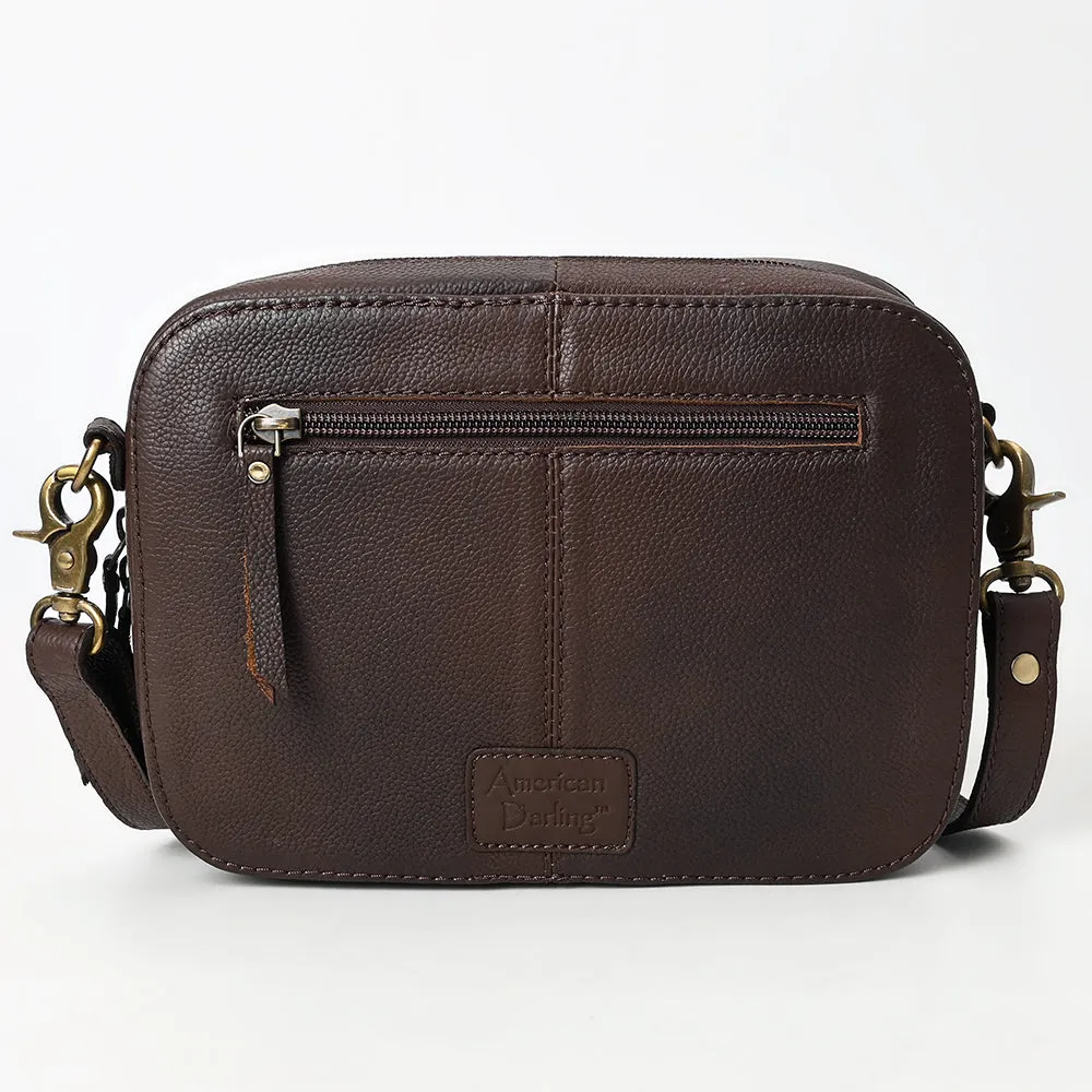 American Darling Adbga599 Cross Body I Hand Tooled Genuine Leather Women Bag Western Handbag Purse