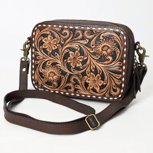 American Darling Adbga599 Cross Body I Hand Tooled Genuine Leather Women Bag Western Handbag Purse