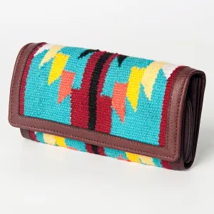 American Darling ADBGZ588 Clutch Saddle Blanket Genuine Leather Women Bag Western Handbag Purse