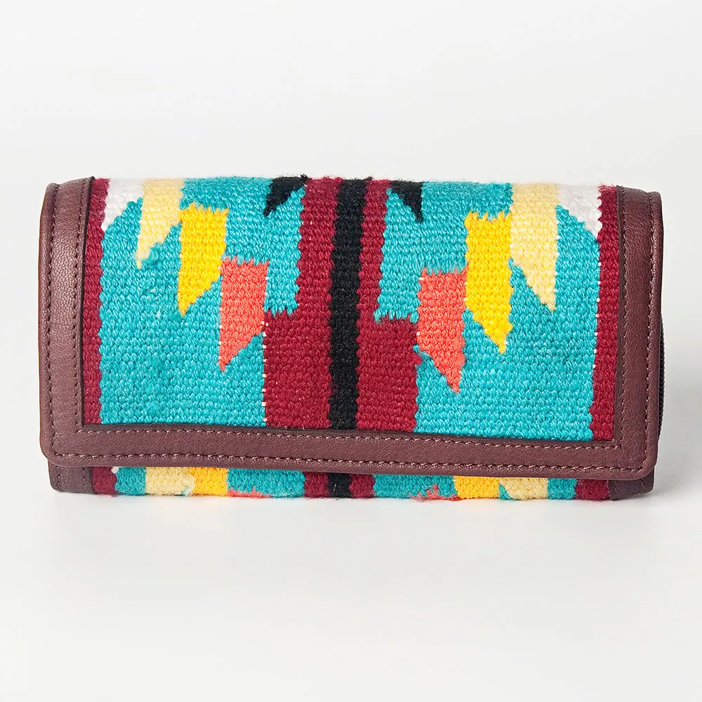 American Darling ADBGZ588 Clutch Saddle Blanket Genuine Leather Women Bag Western Handbag Purse
