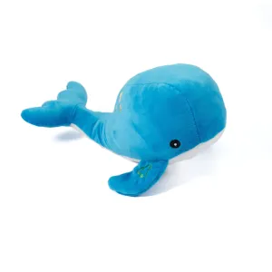 Ancol Made From Cuddler Oshi The Whale Dog Toy