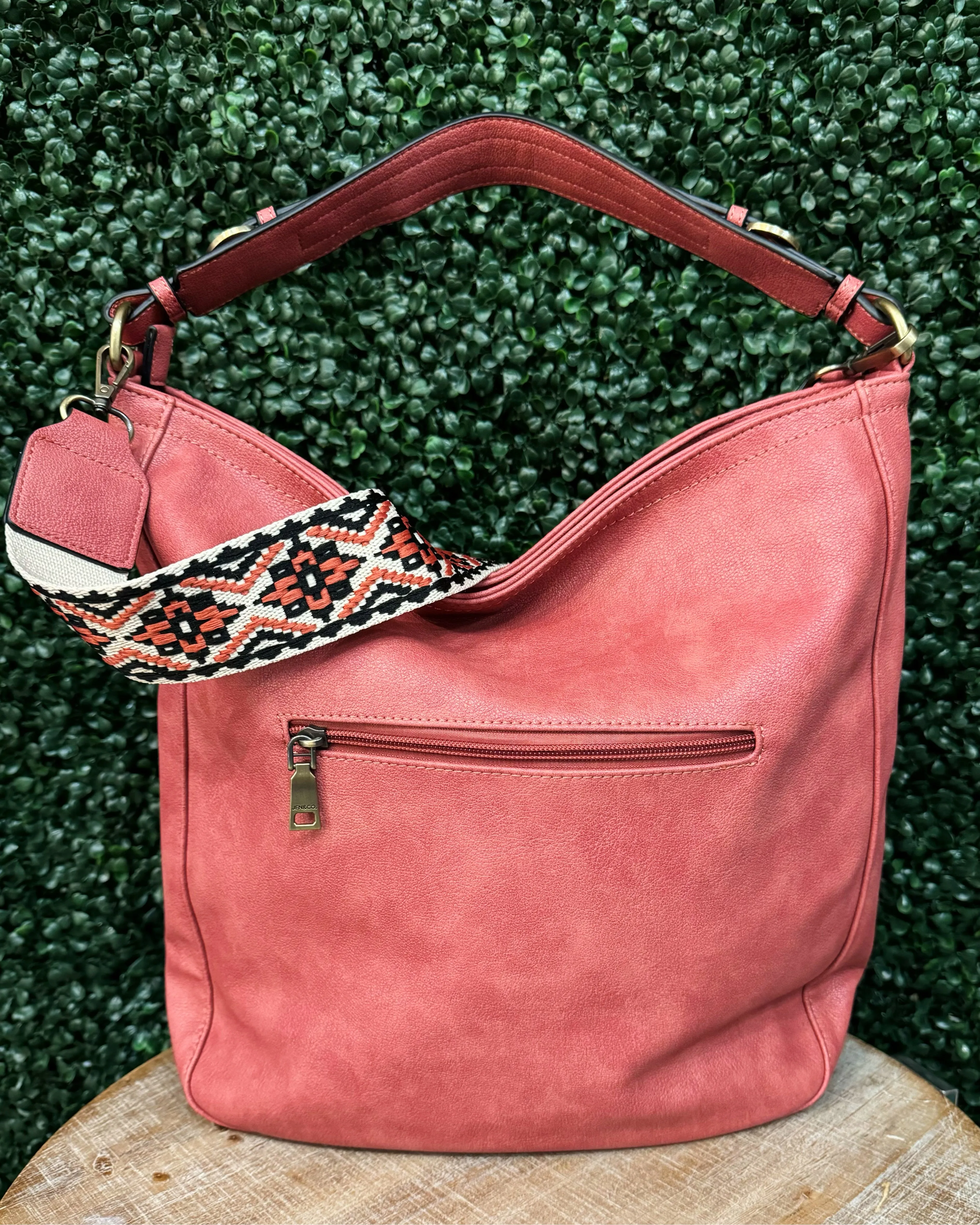 Aris Hobo Bag in Terracotta