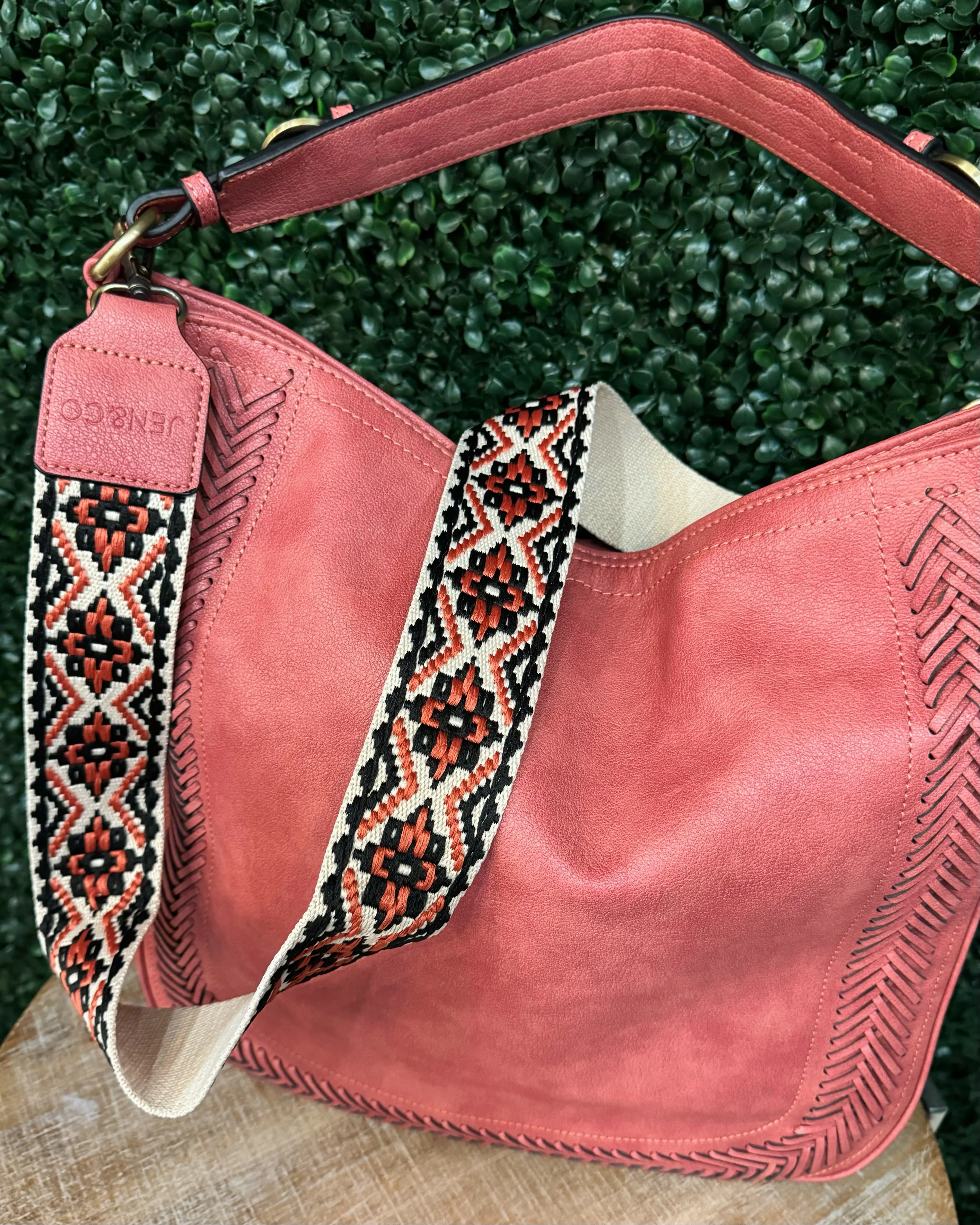 Aris Hobo Bag in Terracotta