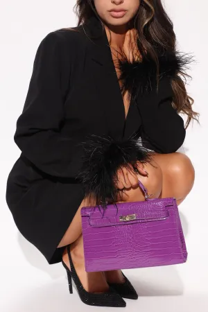 Back To Business Handbag - Purple
