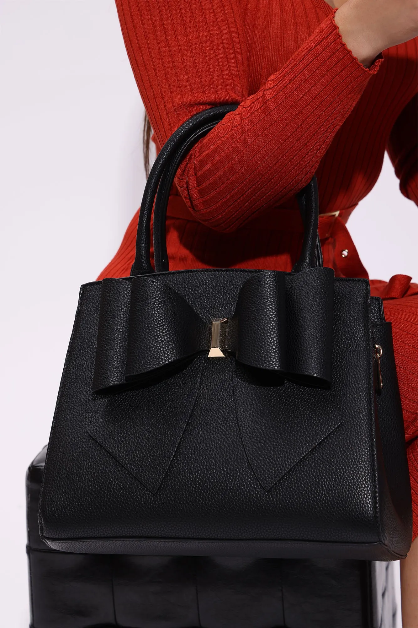 Be A Bow Handbag - Black