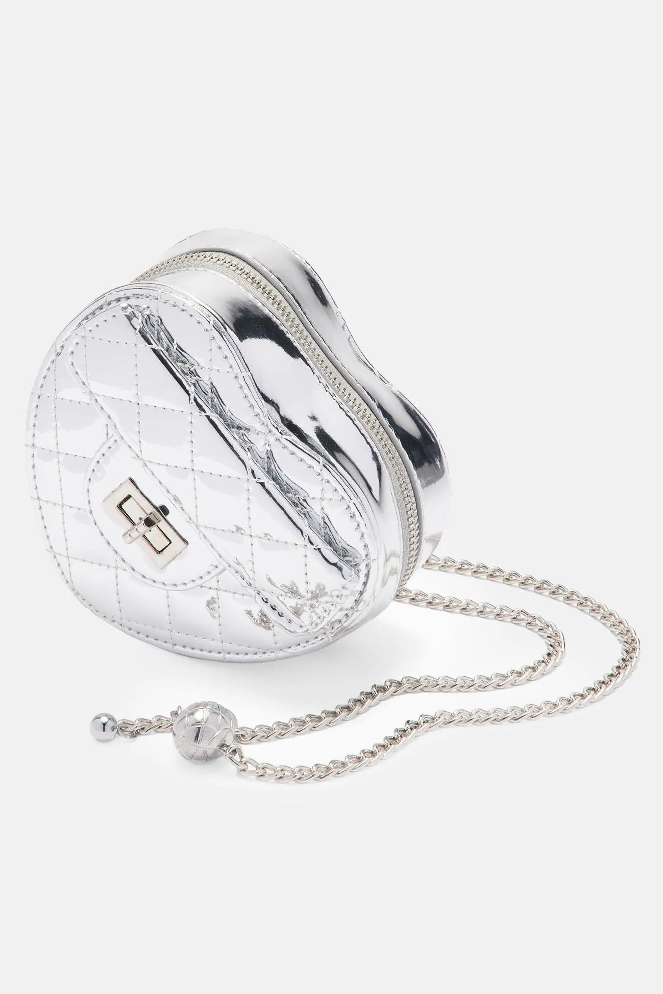 Be Mine Handbag - Silver