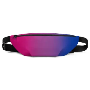 Bisexual Pride Ombre Crossbody Belt Bag