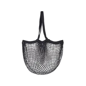 Black String Shopper Bag