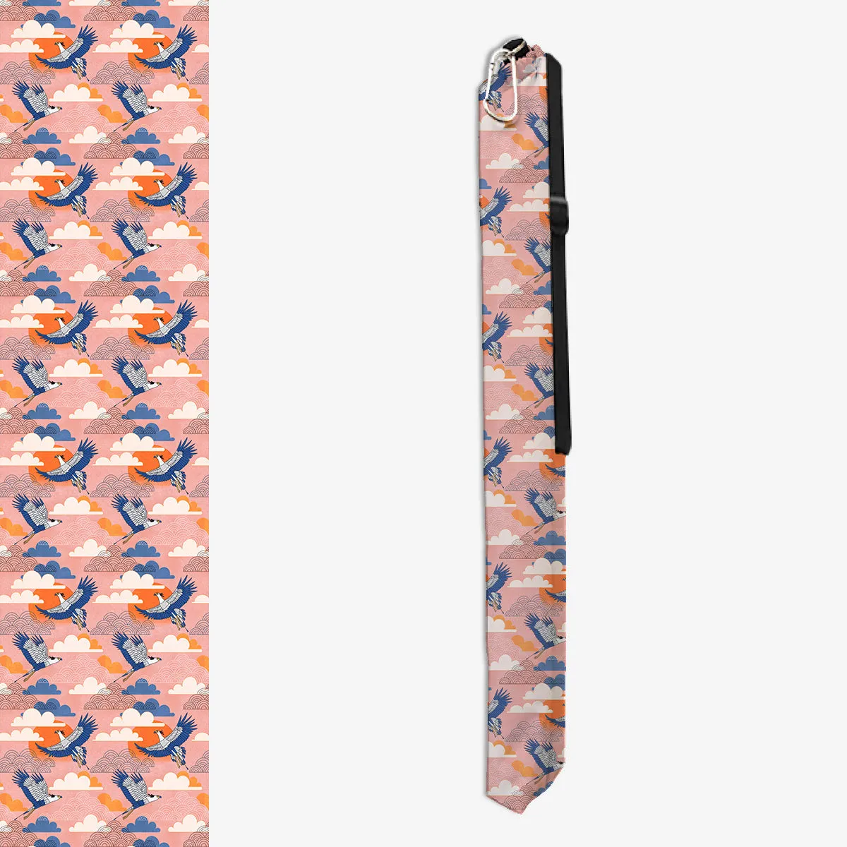 Bold Oriental Style Secretary Birds Wargaming Mat Bag