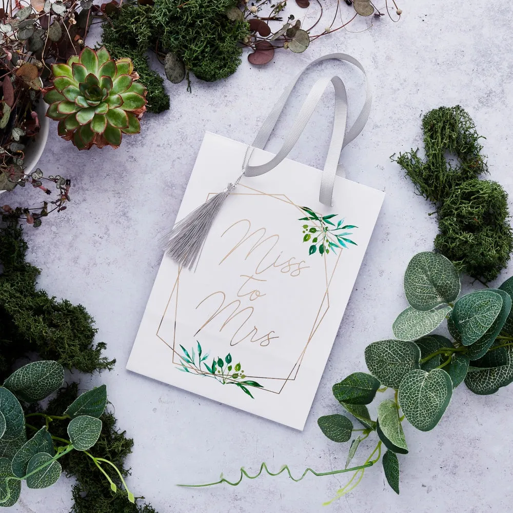 Botanical Miss To Mrs Party Bags