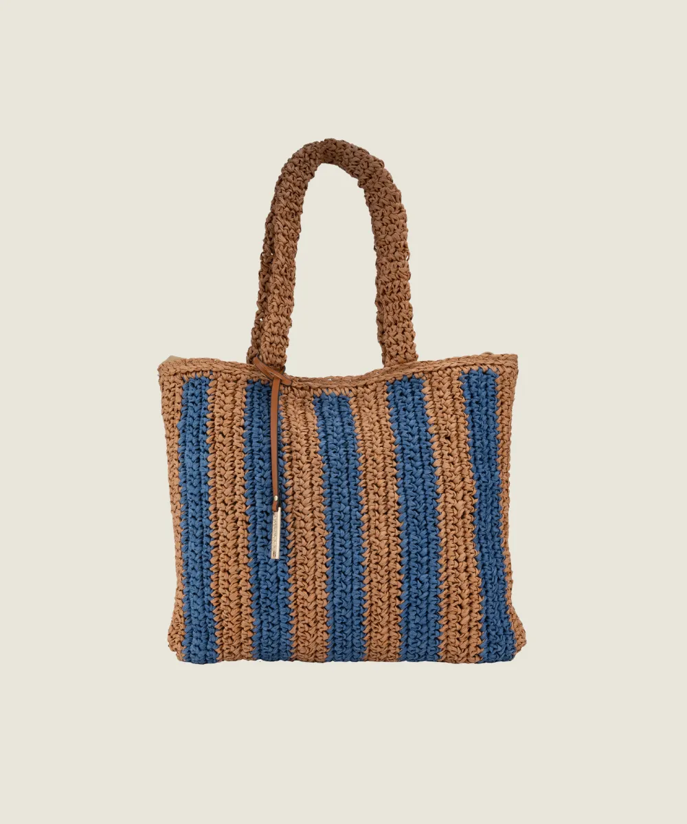BULAGGI STRAW SHOPPER BAG