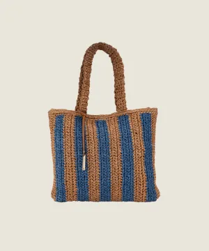 BULAGGI STRAW SHOPPER BAG