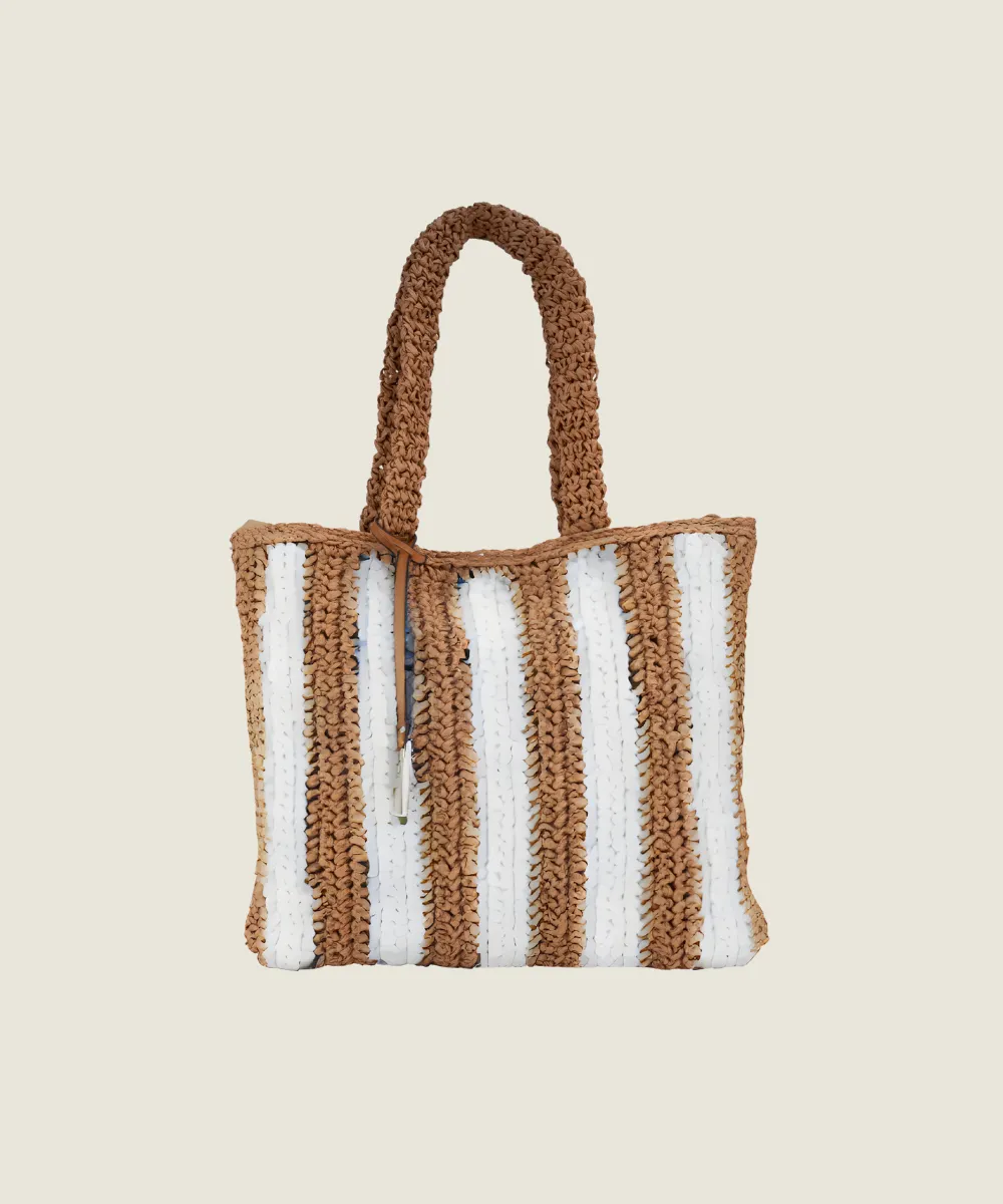 BULAGGI STRAW SHOPPER BAG