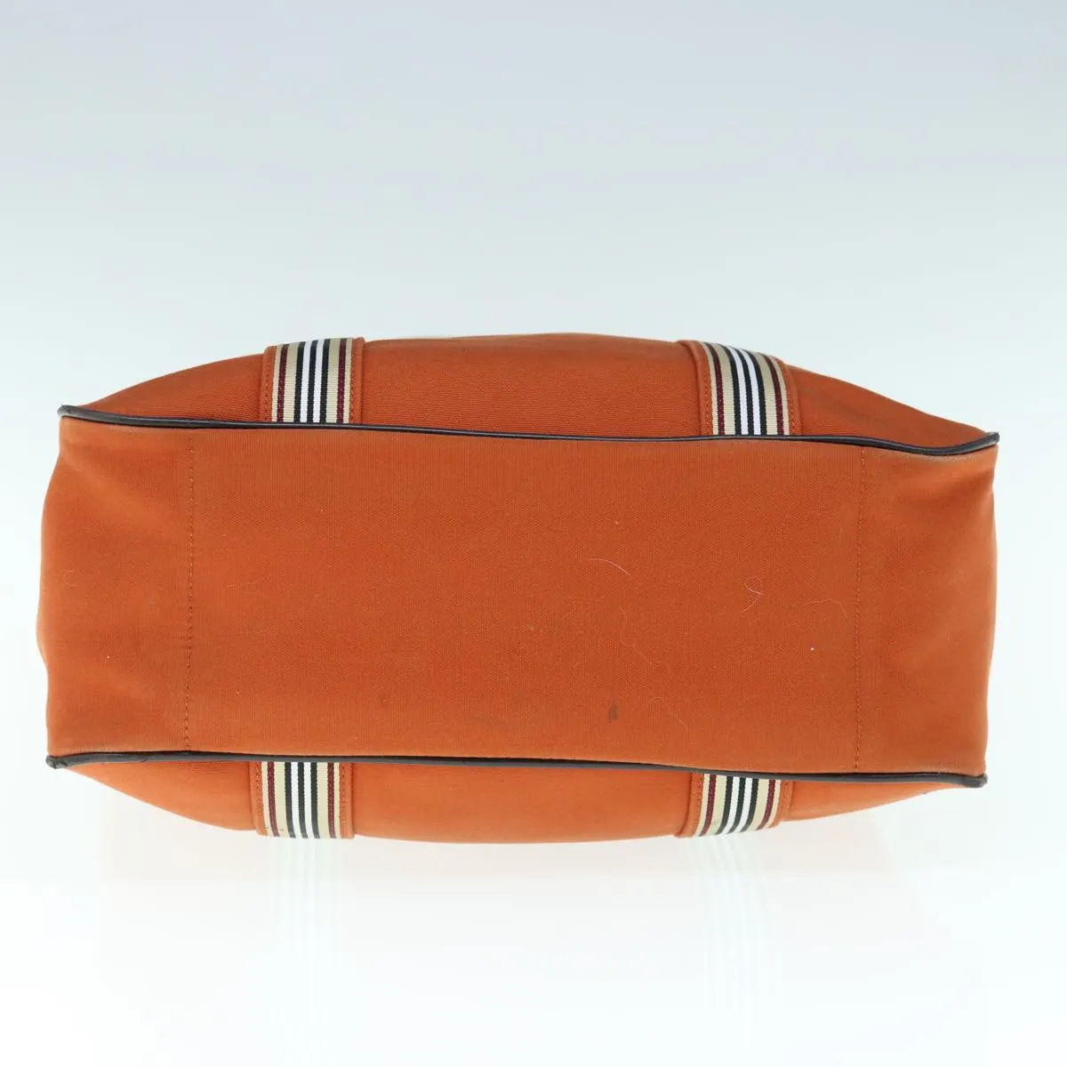 BURBERRY Black label Shoulder Bag Canvas Orange  bs11428