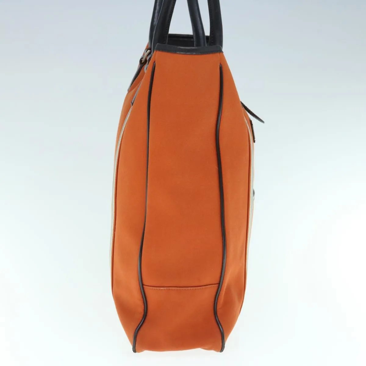 BURBERRY Black label Shoulder Bag Canvas Orange  bs11428