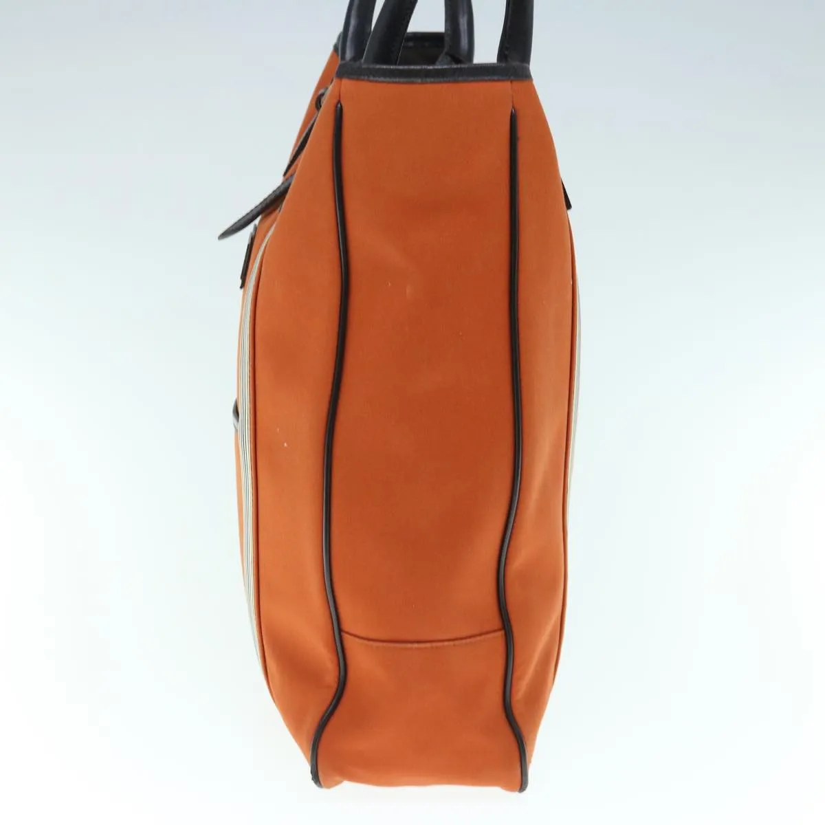 BURBERRY Black label Shoulder Bag Canvas Orange  bs11428