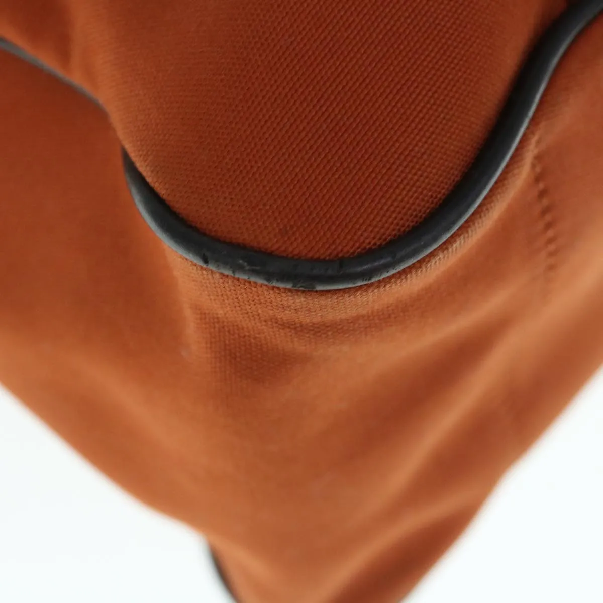 BURBERRY Black label Shoulder Bag Canvas Orange  bs11428