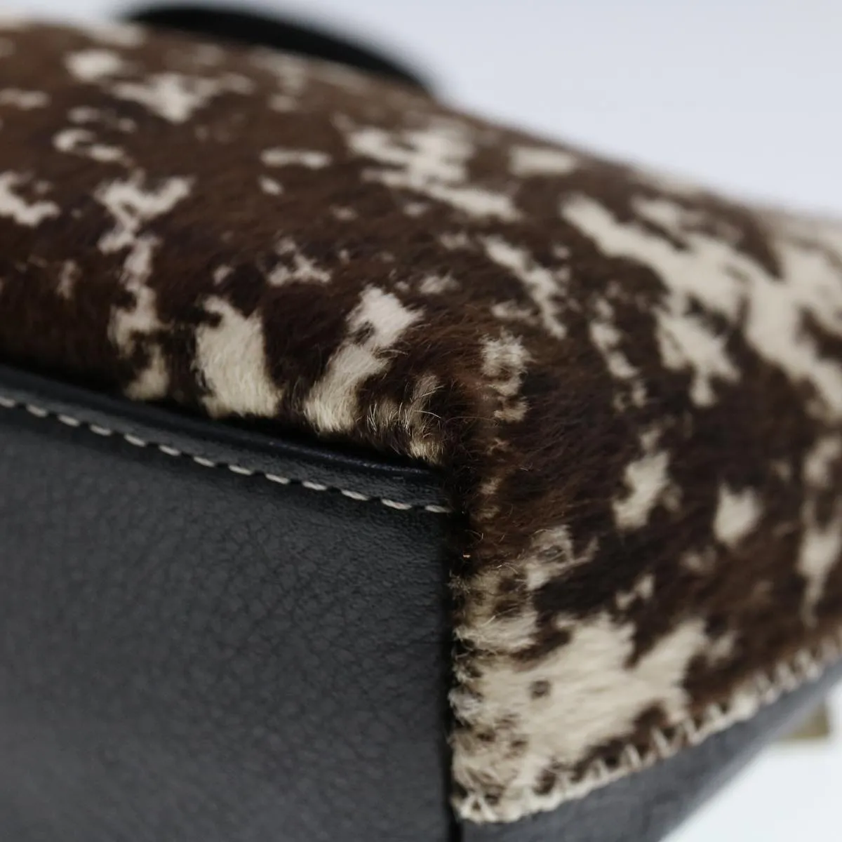 BURBERRY Blue Label Shoulder Bag Harako leather Brown  ti1215