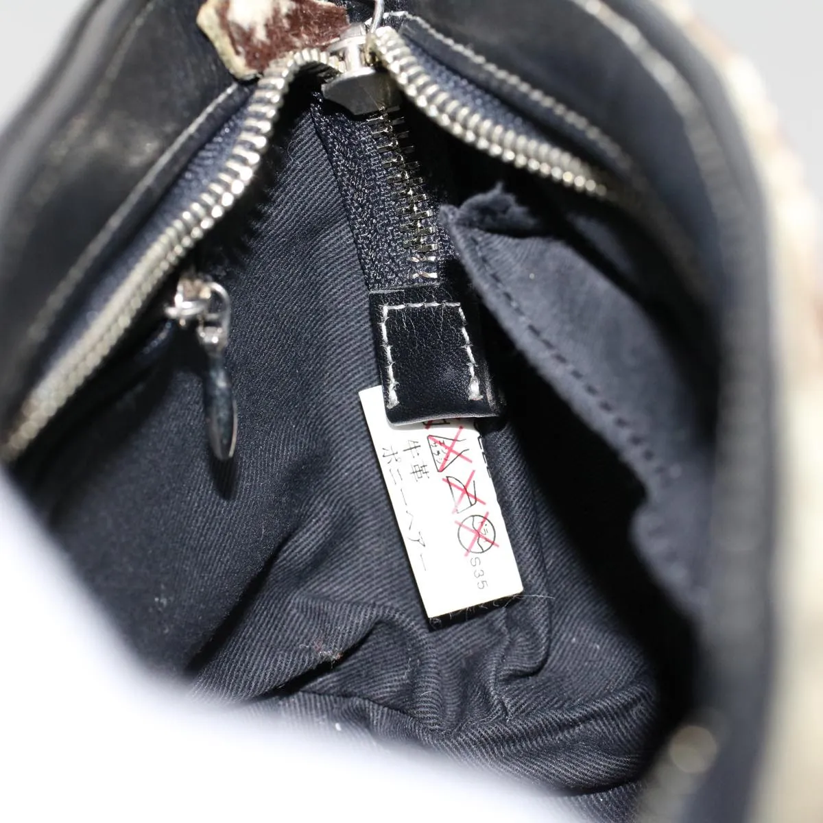 BURBERRY Blue Label Shoulder Bag Harako leather Brown  ti1215