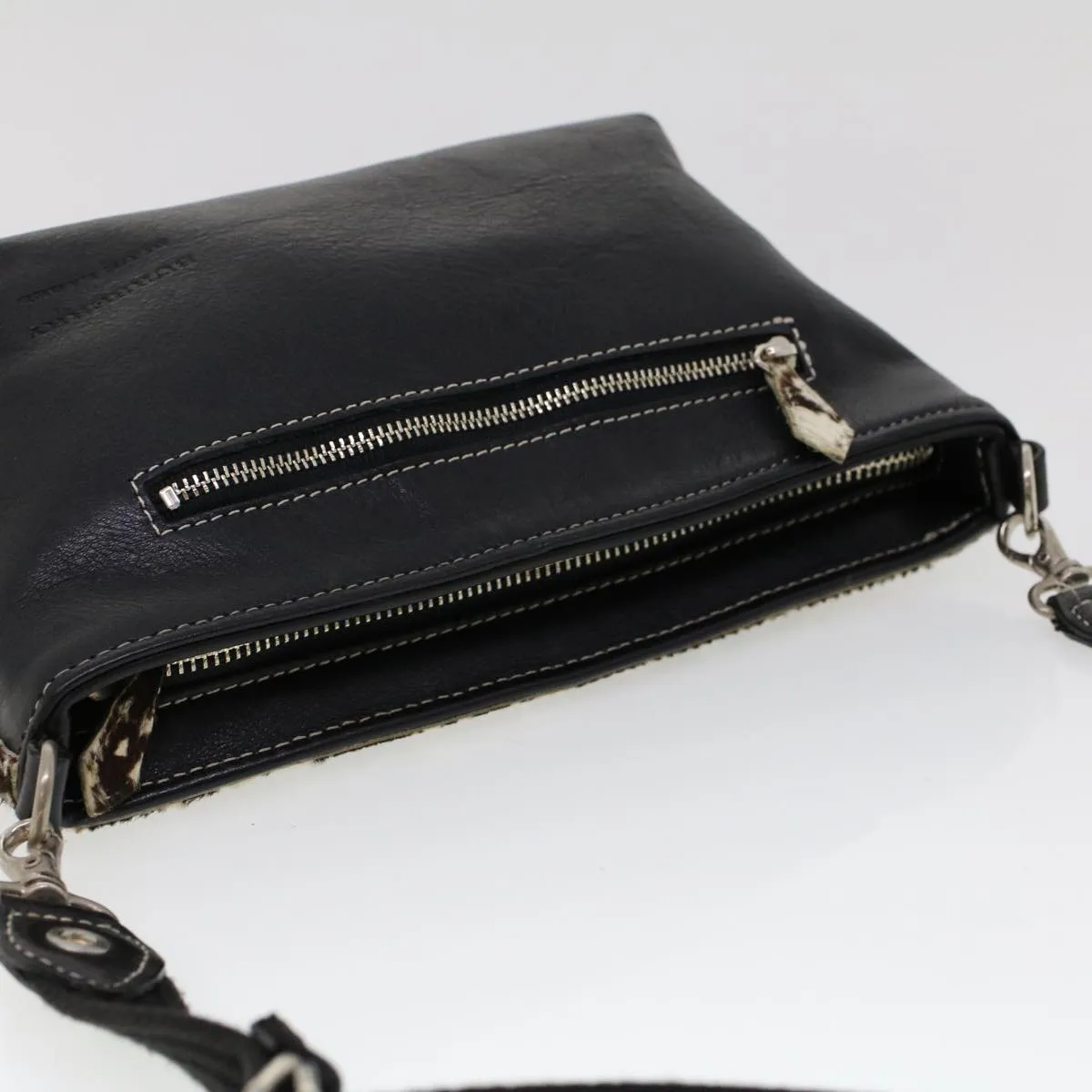 BURBERRY Blue Label Shoulder Bag Harako leather Brown  ti1215