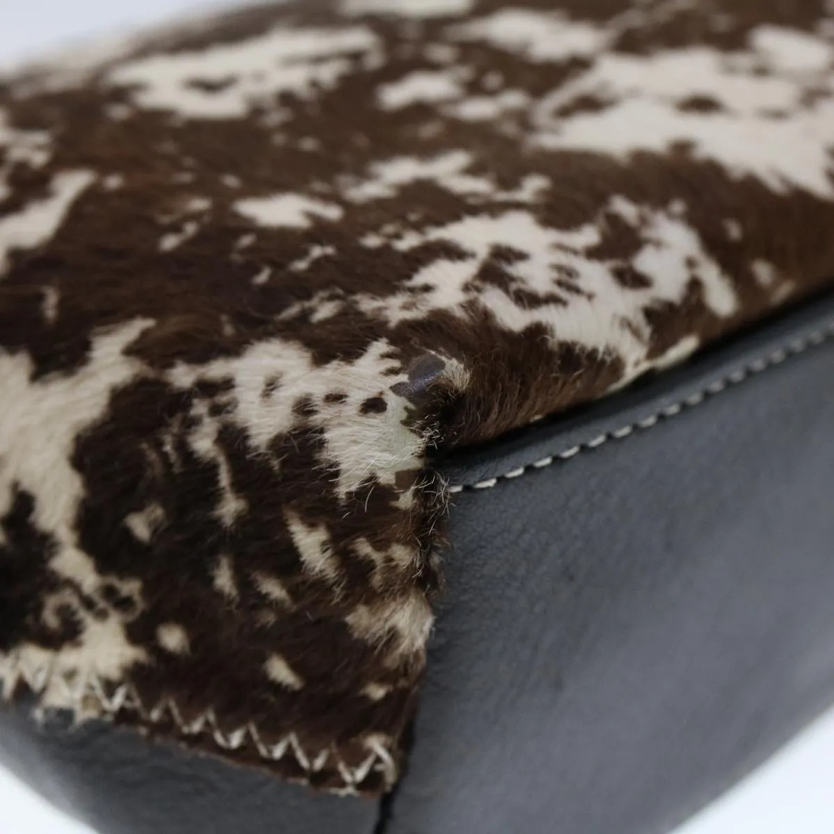 BURBERRY Blue Label Shoulder Bag Harako leather Brown  ti1215