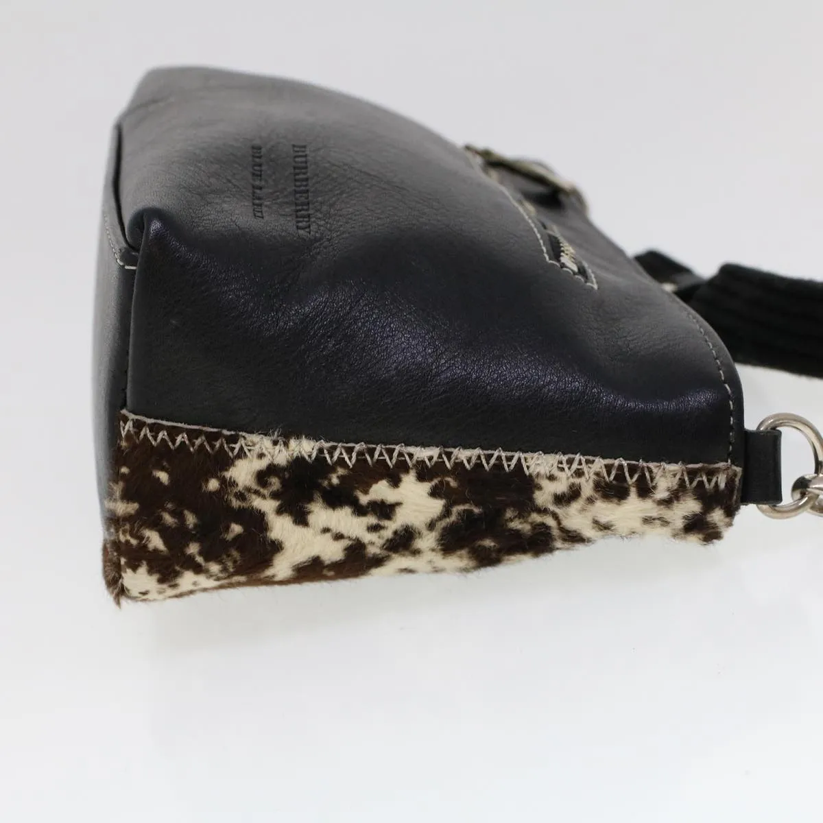 BURBERRY Blue Label Shoulder Bag Harako leather Brown  ti1215