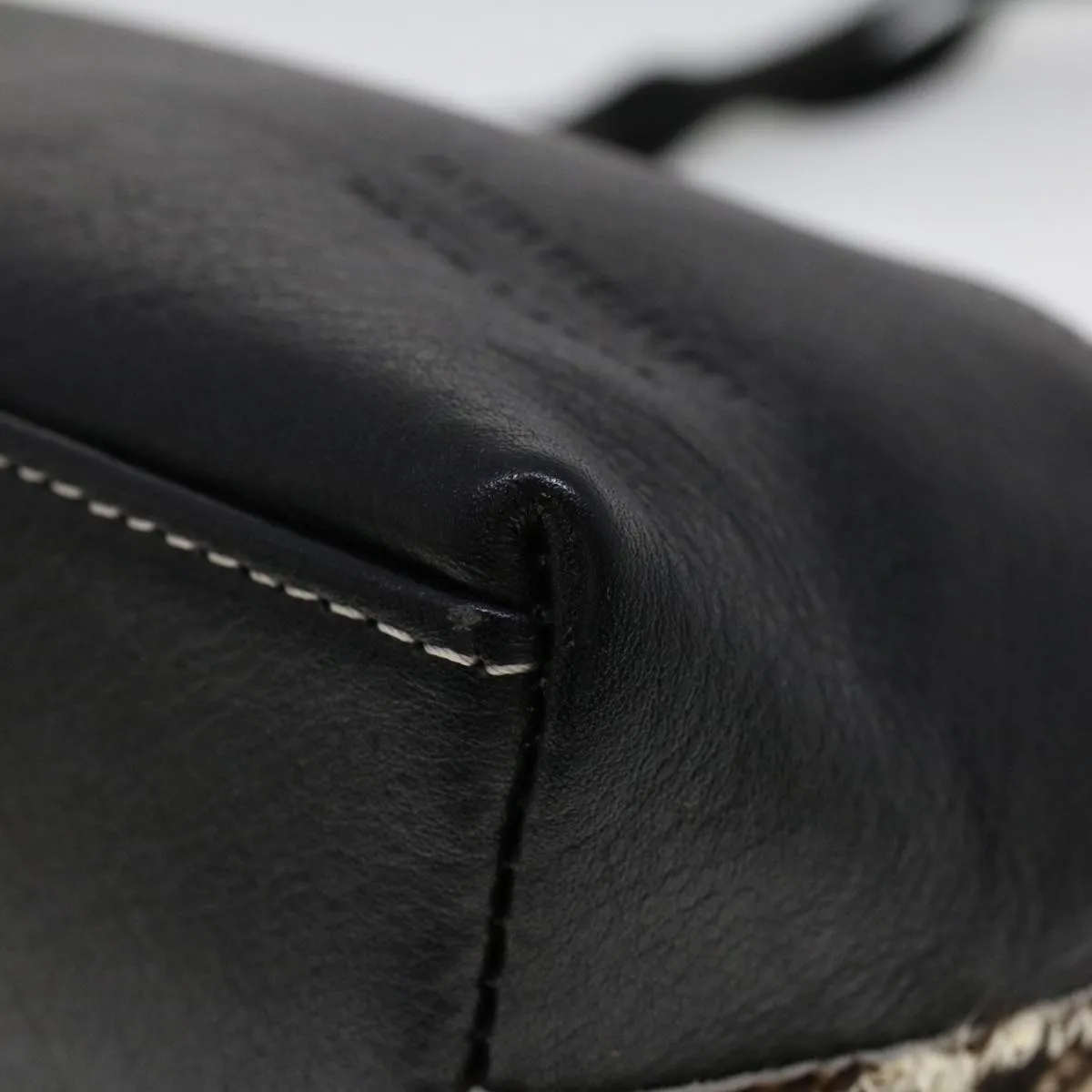 BURBERRY Blue Label Shoulder Bag Harako leather Brown  ti1215