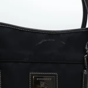 BURBERRY Blue Label Shoulder Bag Nylon Black Auth bs7873
