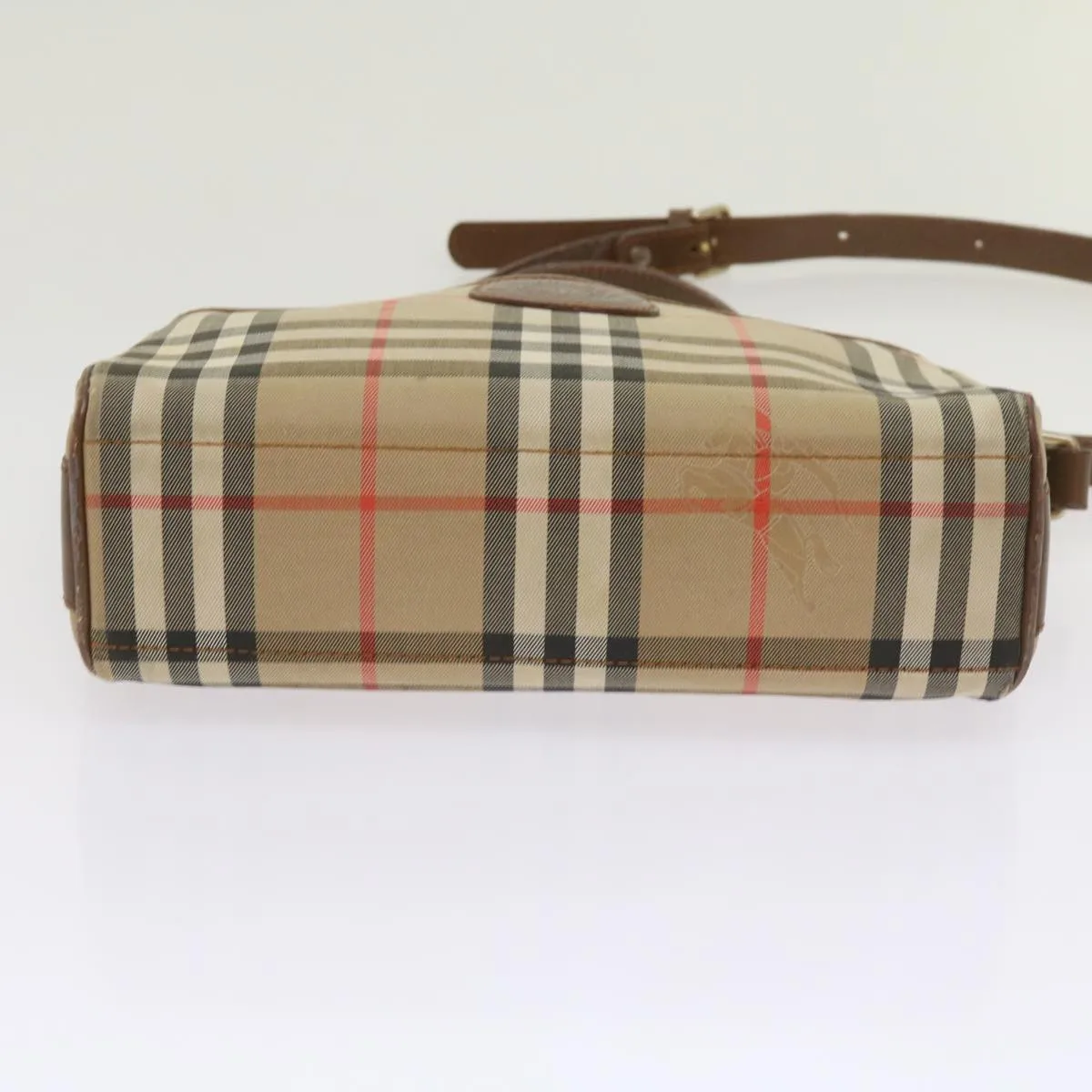 BURBERRY Nova Check Shoulder Bag Canvas Beige  ti1529