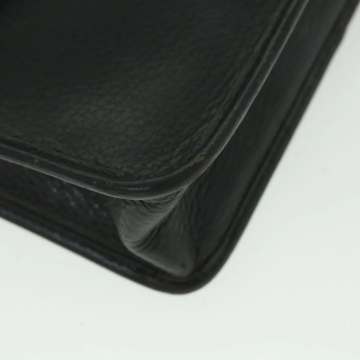 BURBERRYSs Clutch Bag Leather Black  bs8730