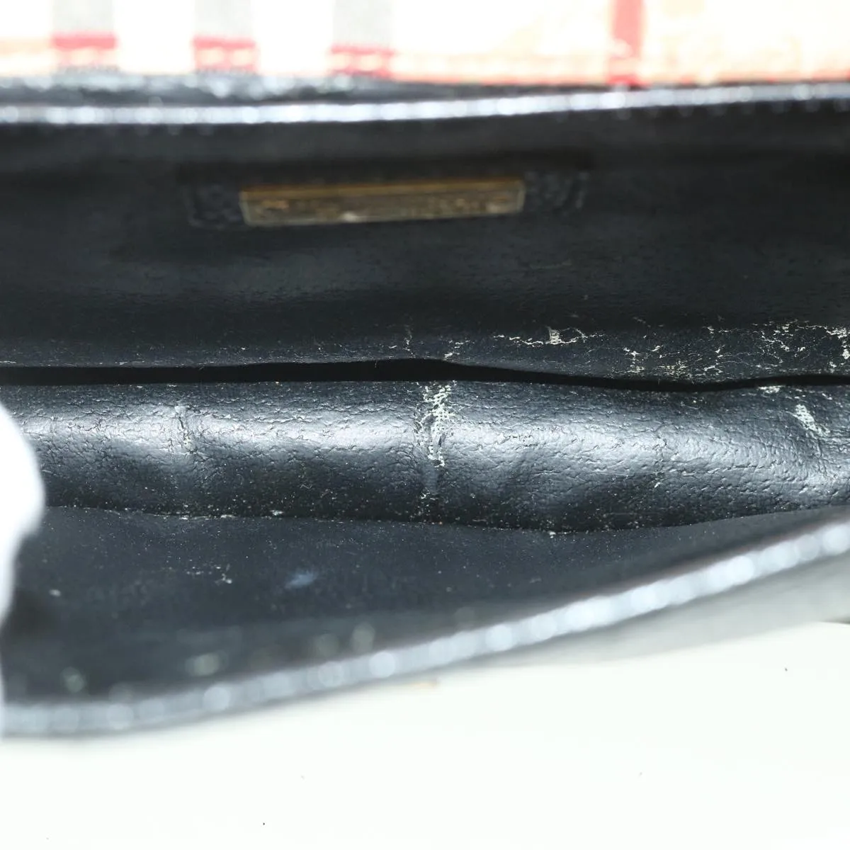 BURBERRYSs Clutch Bag Leather Black  bs8730