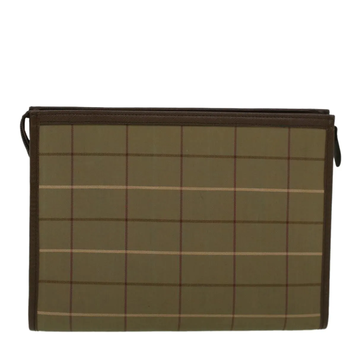 BURBERRYSs Nova Check Clutch Bag Canvas Beige Brown  57315