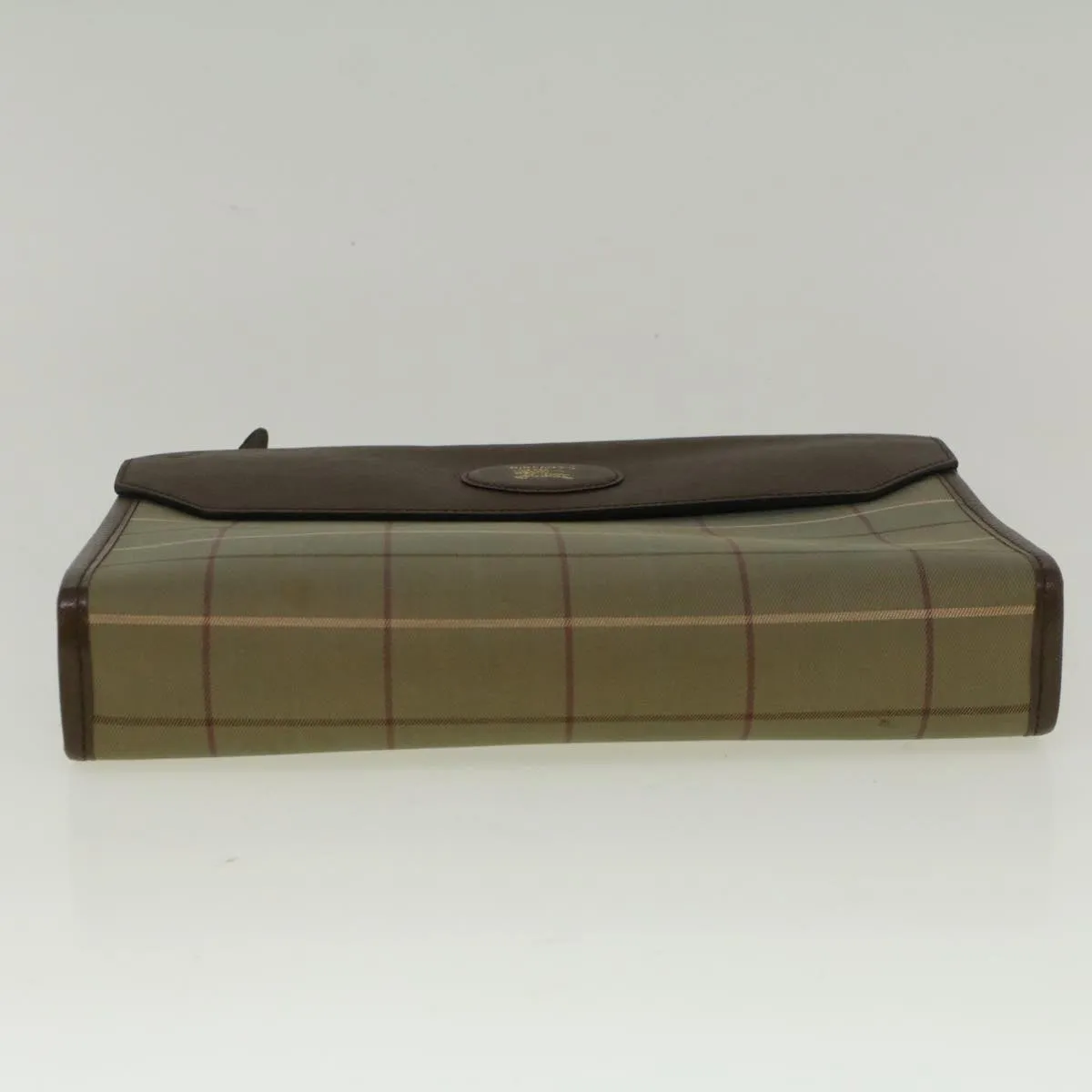 BURBERRYSs Nova Check Clutch Bag Canvas Beige Brown  57315