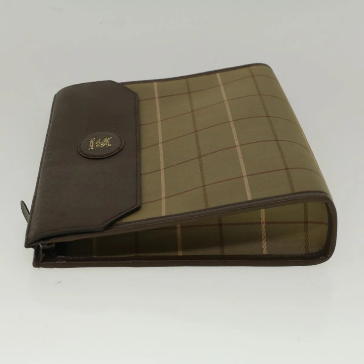 BURBERRYSs Nova Check Clutch Bag Canvas Beige Brown  57315