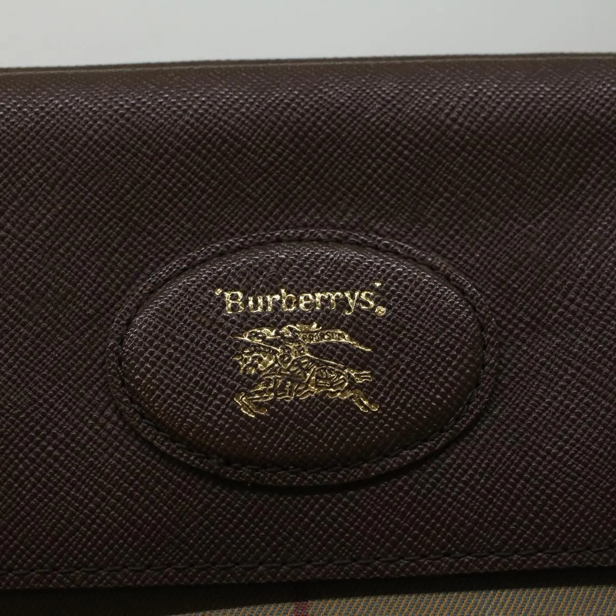 BURBERRYSs Nova Check Clutch Bag Canvas Beige Brown  57315