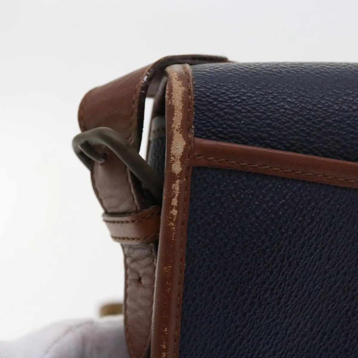 BURBERRYSs Shoulder Bag Leather Navy  yk9080