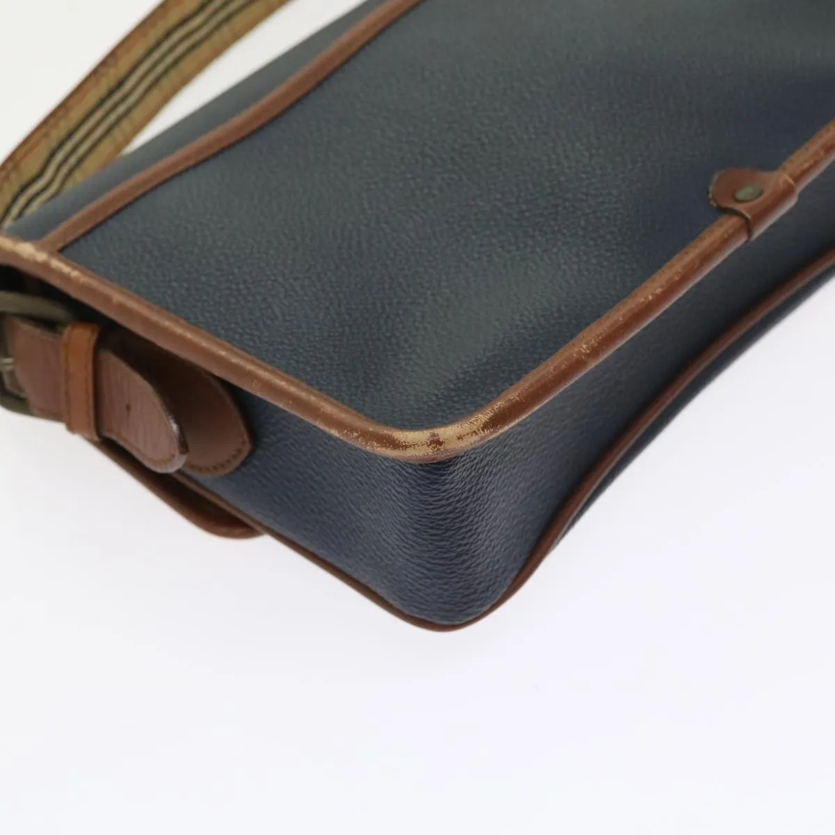 BURBERRYSs Shoulder Bag Leather Navy  yk9080