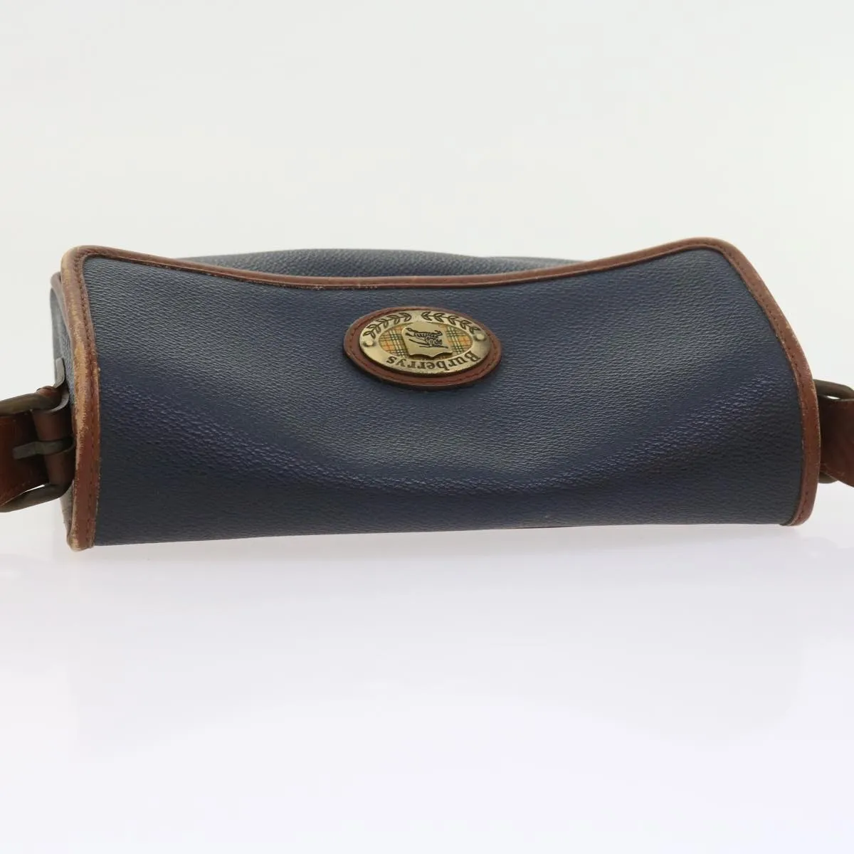BURBERRYSs Shoulder Bag Leather Navy  yk9080