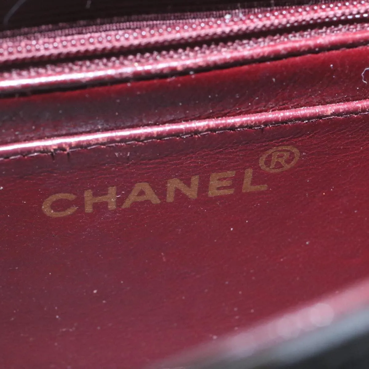 Chanel Chain Turn Lock Diana Matelasse Shoulder Bag Lamb Skin Black  28470A
