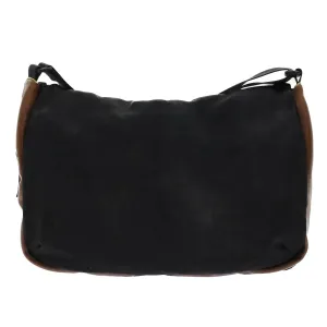 Chanel Shoulder Bag Nylon Black CC  bs6987
