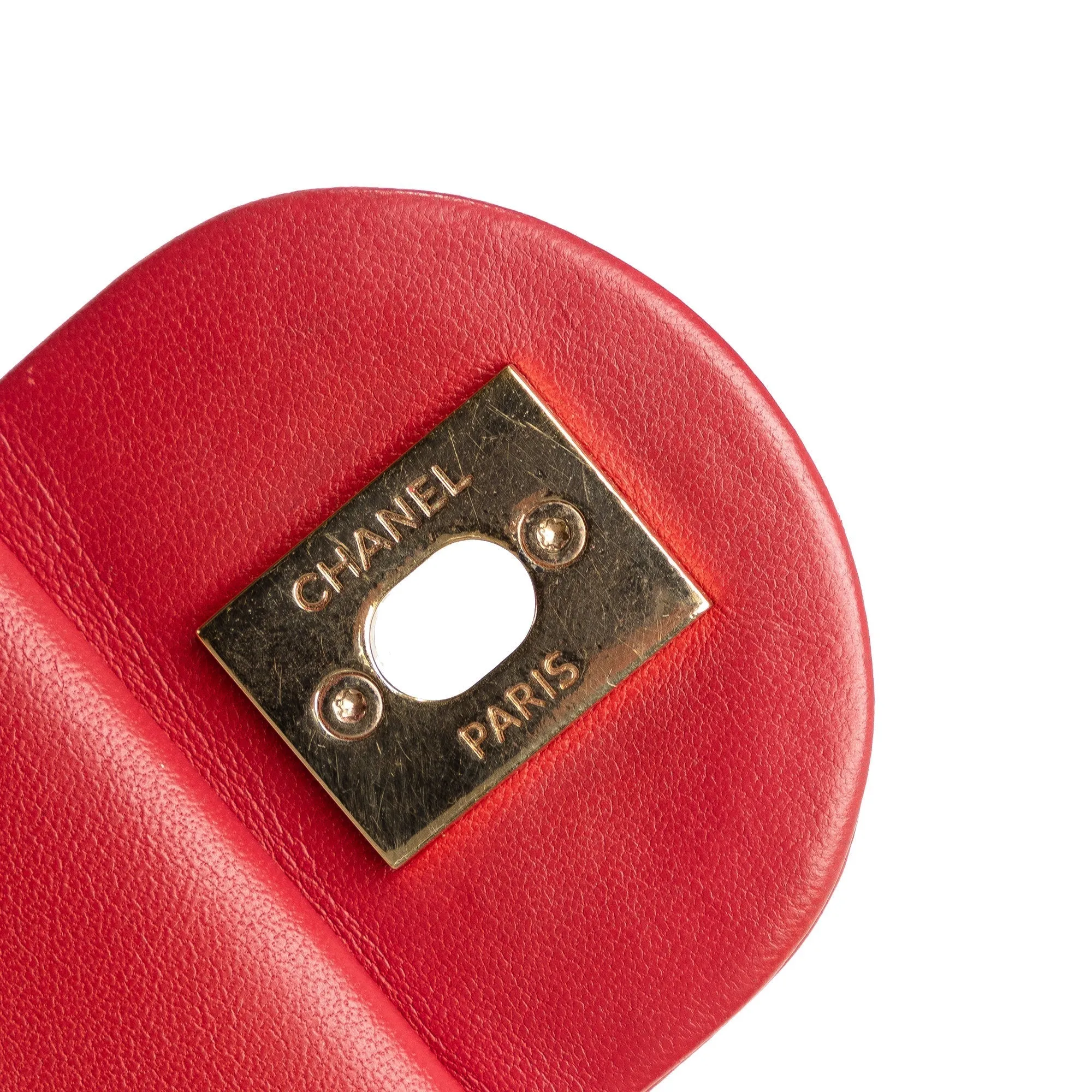 Chanel Small Lambskin Easy Carry Flap Satchel