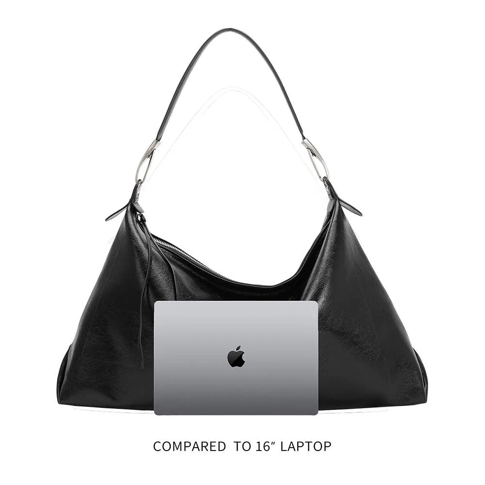 Charlie Cranberry Recycled Vegan Shoulder Bag